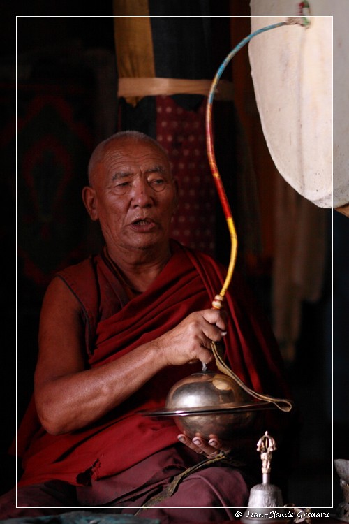 Moine de la Gompa Tashscholing 